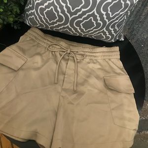 Silk Cargo Shorts